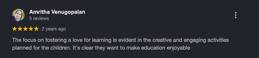 Google Review Row 1 - 1